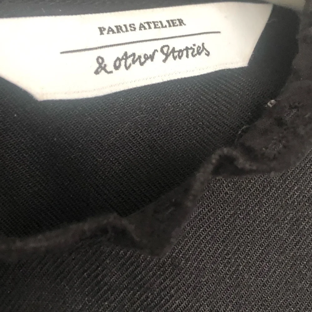 NWT boho black poplin lace cotton dress by & other stories sz 00 Host Pick!! Xxs - Picture 5 of 5